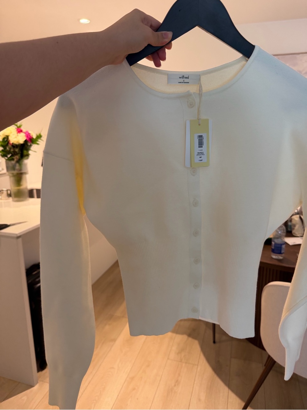 Golightly cardigan light birch color
